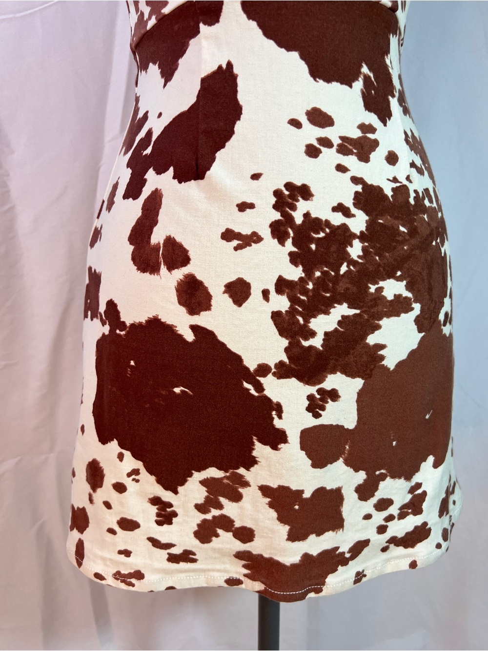Show Me Your Mumu Dorothy Dress - XS - Holy Cow sleeveless animal print mini - Picture 5 of 11